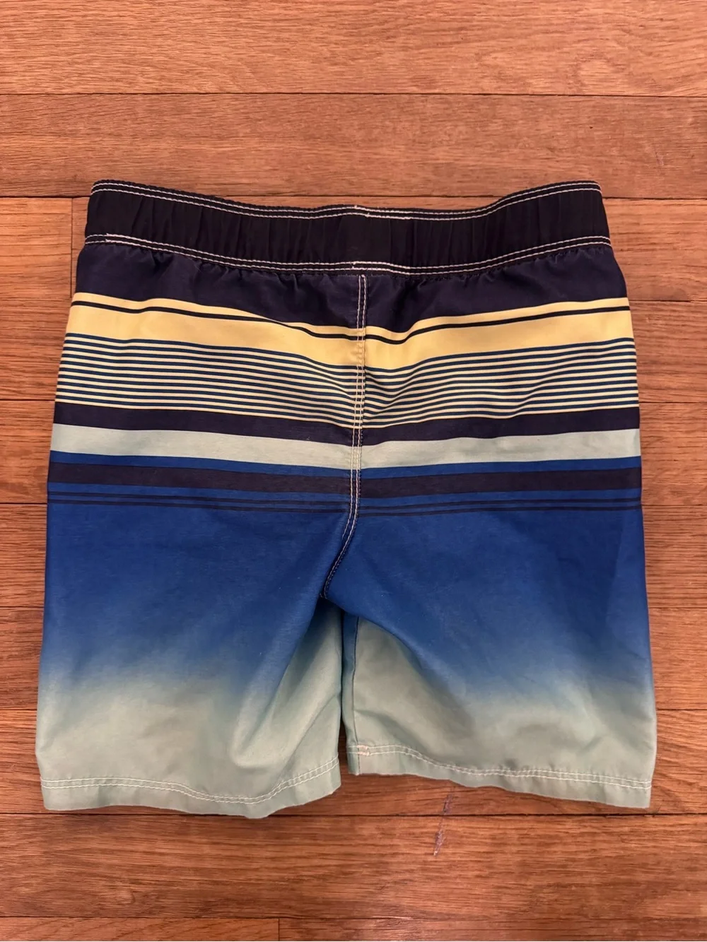 Old Navy Boy's Blue Striped Swim Trunks - Size 4T  b19